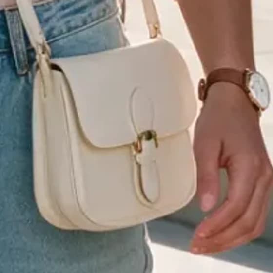 The saddle bag in the generated photo