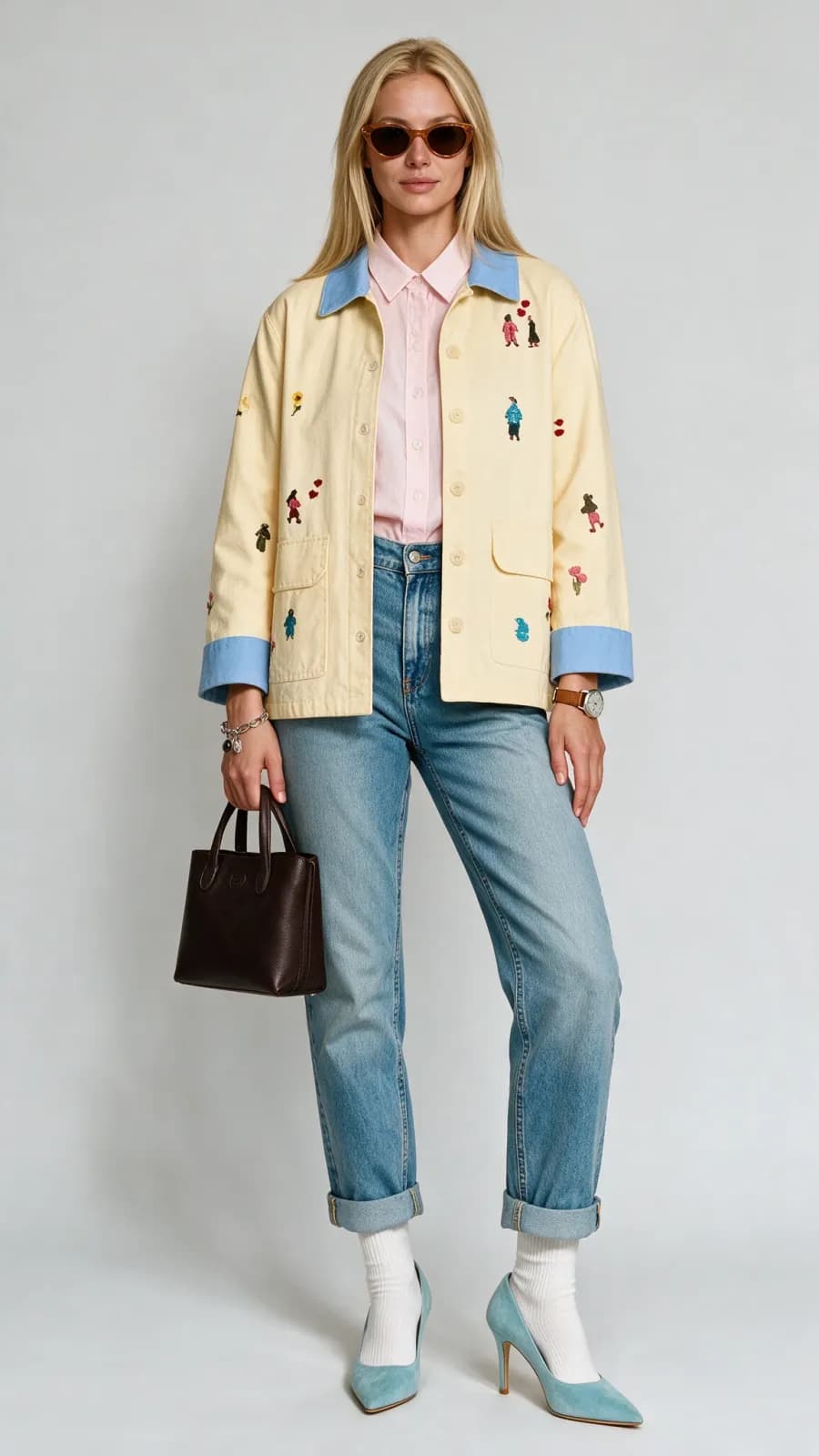 A dressed look, the kind of source photo Decoupe reads